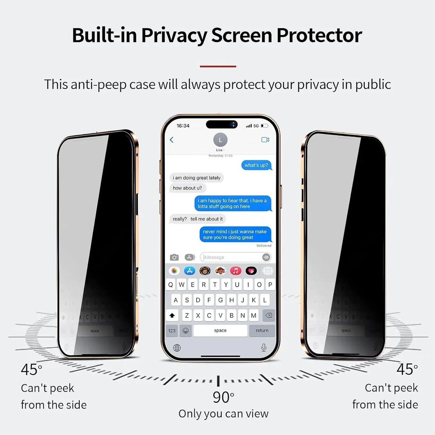 Privacy Shield™ 360 Degree Glass Case
