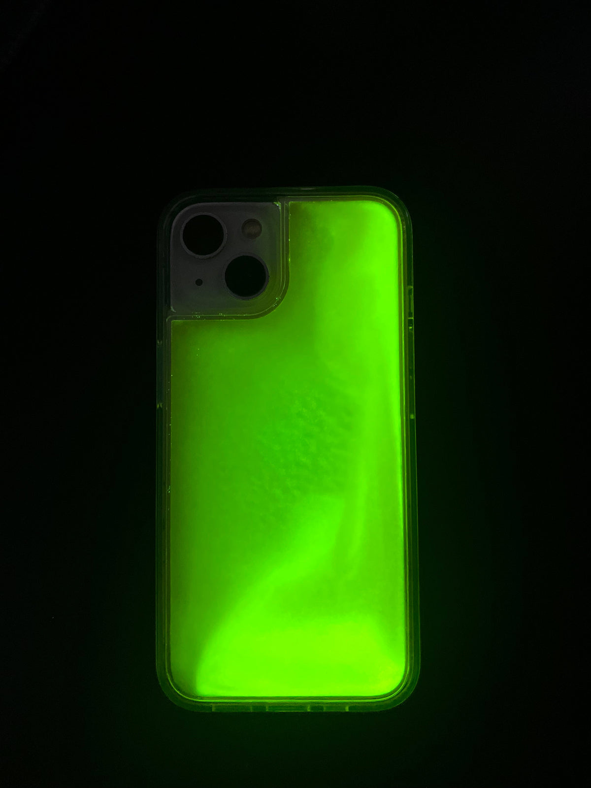 Luminous Quicksand iPhone Case - Yellow Edition