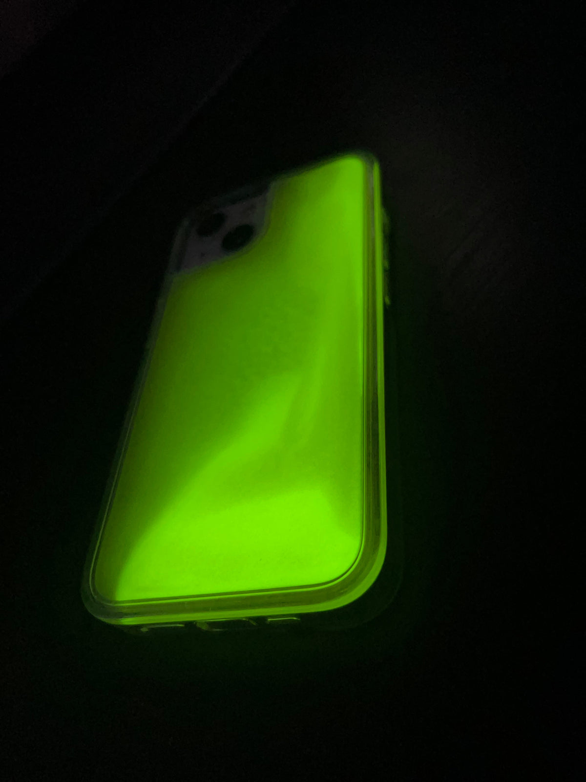 Luminous Quicksand iPhone Case - Yellow Edition
