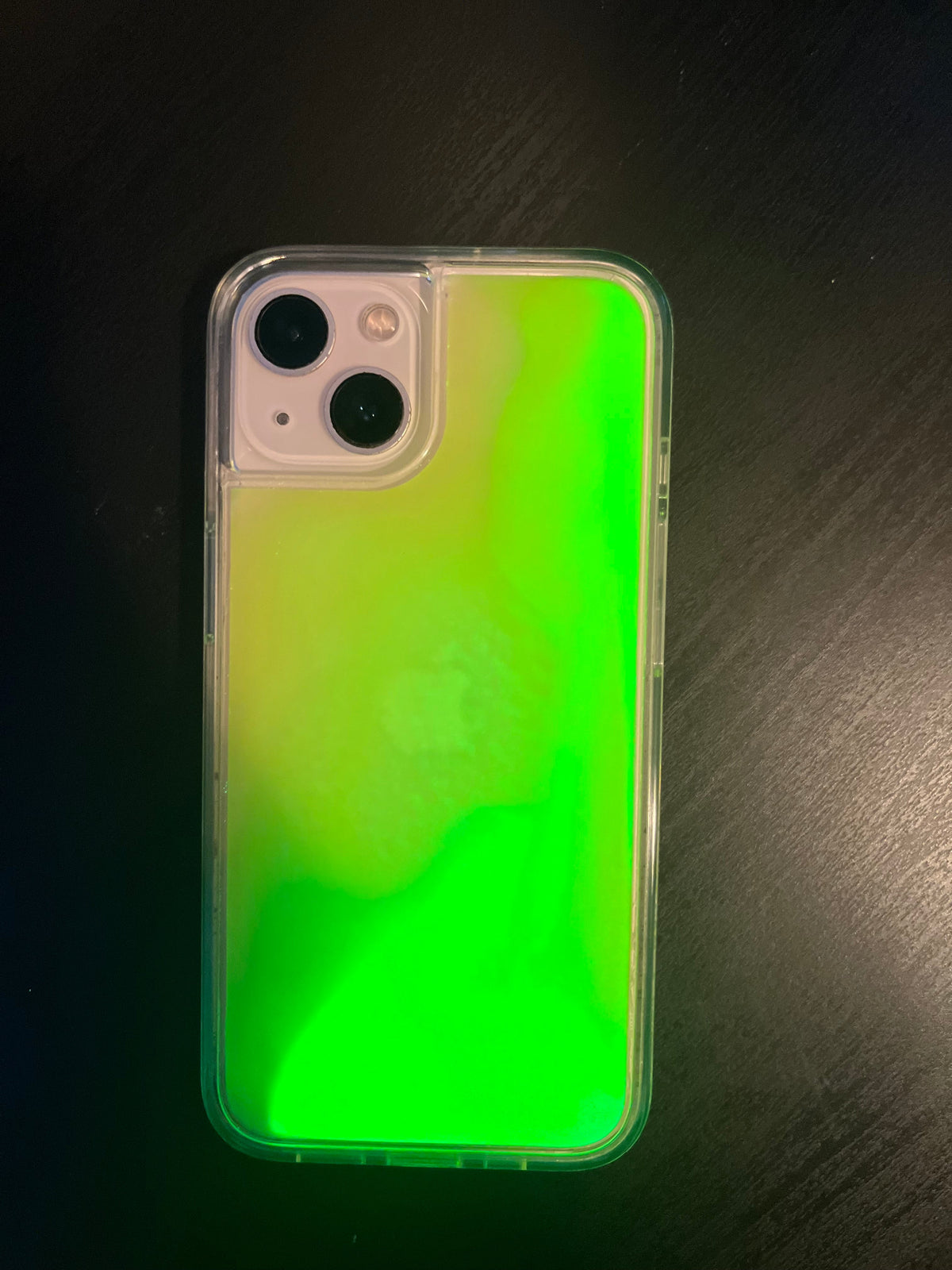 Luminous Quicksand iPhone Case - Yellow Edition